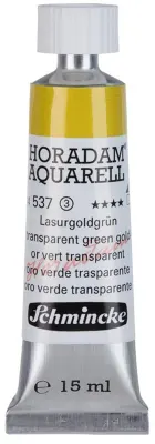 SCHMİNCKE HORADAM AQUARELL ARTİST SULU BOYA 15 ML TÜP SERİ 3 537 TRANSPARENT GREEN GOLD 14537006