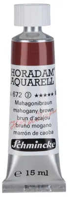 SCHMİNCKE HORADAM AQUARELL ARTİST SULU BOYA 15 ML TÜP SERİ 2 672 MAHOGANY BROWN 14672006
