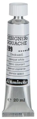 SCHMİNCKE HKS DESİGNERS' GOUACHE GUAJ BOYA 20 ML TÜP 199 OPAQUE WHİTE 25199007