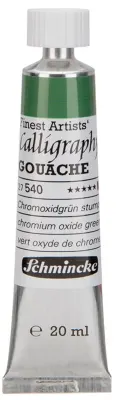 SCHMİNCKE CALLİGRAPHY GOUACHE ARTİST GUAJ BOYA 20 ML TÜP 540 CHROMİUM OXİDE GREEN 27540007