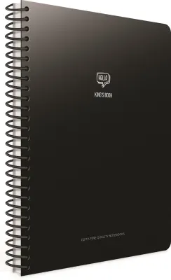GIPTA DEFTER KINGS BOOK A4 SPİRALLİ PP KAPAK 80 YP. KARELİ 5921