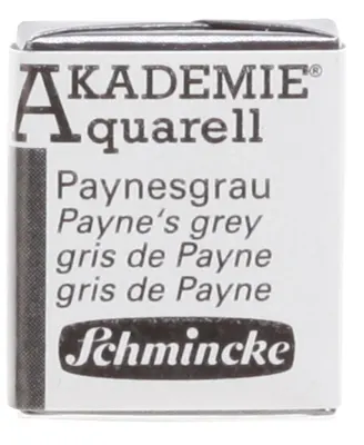 SCHMİNCKE AKADEMİE AQUARELL YARIM TABLET SULU BOYA 770 PAYNE'S GREY 16770044