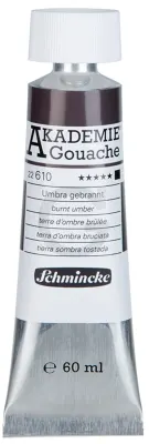 SCHMİNCKE AKADEMİE GUAJ BOYA 60 ML 610 BURNT UMBER 22610011