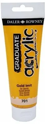 DALER ROWNEY AKRİLİK BOYA GRADUATE SERİSİ 120 ML GOLD IMIT 123120701