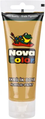 NOVA COLOR AKRİLİK BOYA TÜP 75 GR ALTIN NC-2226