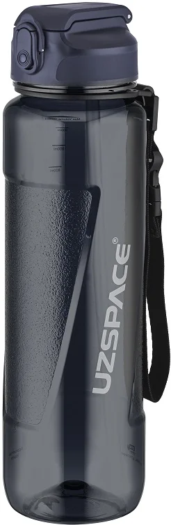 UZSPACE MATARA TRITAN PİPETLİ 6058 1500 ML SİYAH
