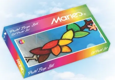 MARIES PASTEL BOYA 12 Lİ KARTON KUTU