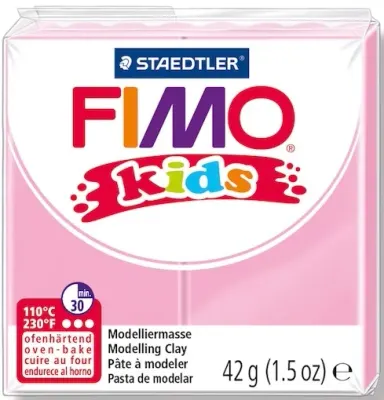 FIMO KIDS MODELLEME KİLİ 42 GR AÇIK PEMBE 8030-25 02
