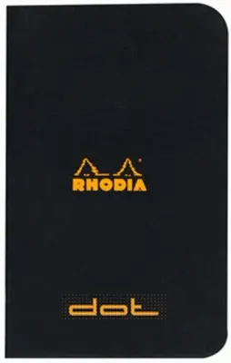 RHODIA DEFTER BASIC DİKİŞLİ 7.5x12 80 GR 24 YP DOT SİYAH RD119155