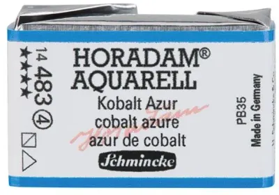 SCHMİNCKE HORADAM AQUARELL ARTİST SULU BOYA TAM TABLET SERİ 4 483 COBALT AZURE 14483043