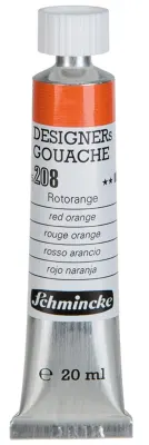 SCHMİNCKE HKS DESİGNERS' GOUACHE GUAJ BOYA 20 ML TÜP 208 RED ORANGE 25208007