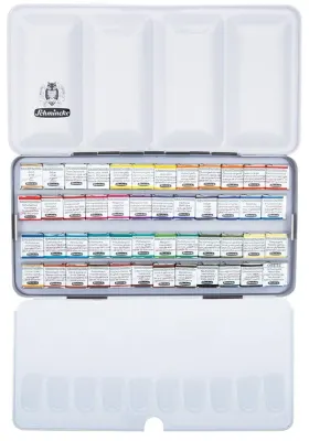 SCHMİNCKE HORADAM AQUARELL METAL KUTU ARTİST SULU BOYA SETİ 48 X YARIM TABLET 74448 74448097