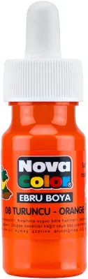 NOVA COLOR EBRU BOYA ŞİŞE 30 CC TURUNCU NC-247