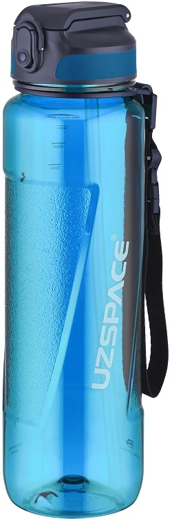UZSPACE MATARA TRITAN PİPETLİ 6057 1000 ML TURKUAZ