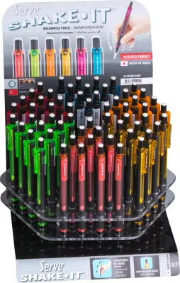 SERVE VERSATİL KALEM SHAKE-IT 0.5 STAND 60 LI SV-SHAKEIT60DP05