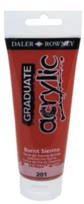 DALER ROWNEY AKRİLİK BOYA GRADUATE SERİSİ 120 ML BURNT SIENNA 123120201