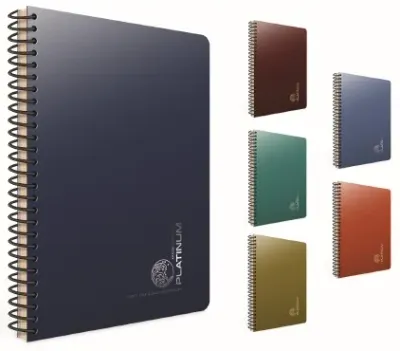 GIPTA DEFTER PLATINUM A4 SPİRALLİ PP KAPAK 80 YP. KARELİ 5686