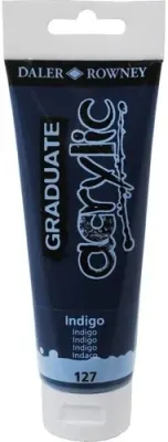 DALER ROWNEY AKRİLİK BOYA GRADUATE SERİSİ 120 ML INDIGO 123120127