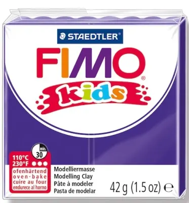 FIMO KIDS MODELLEME KİLİ 42 GR MOR MENEKŞE 8030-6 02