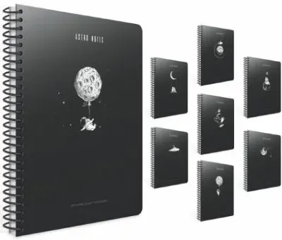 GIPTA DEFTER ASTRO NOTES A6 SPİRALLİ KARTON KAPAK 80 YP. KARELİ 6089