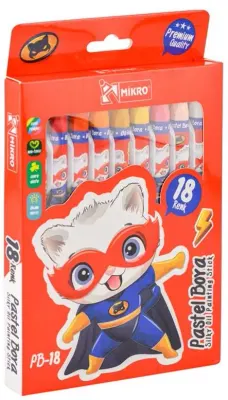 MİKRO PASTEL BOYA 18 Lİ PB18