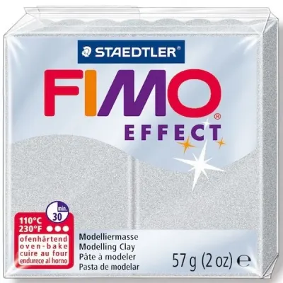 FIMO SOFT MODELLEME KİLİ 57 GR SEDEFLİ GÜMÜŞ 8020-817