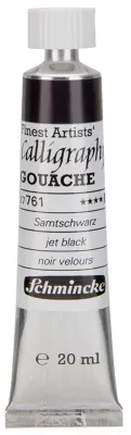 SCHMİNCKE CALLİGRAPHY GOUACHE ARTİST GUAJ BOYA 20 ML TÜP 761 JET BLACK 27761007