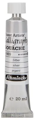 SCHMİNCKE CALLİGRAPHY GOUACHE ARTİST GUAJ BOYA 20 ML TÜP 869 SİLVER 27869007