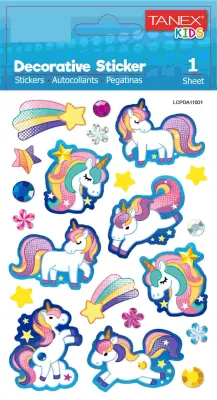 TANEX ETİKET UNICORN-3 SERİSİ 5 ADET TNX-25179