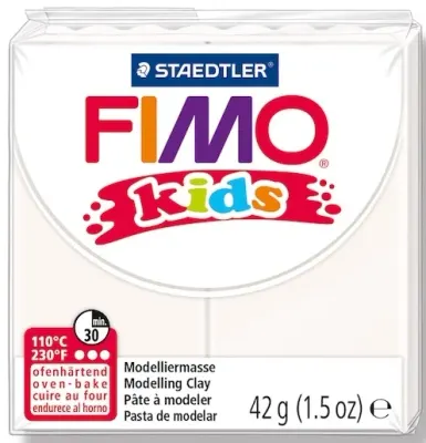 FIMO KIDS MODELLEME KİLİ 42 GR BEYAZ 8030-0 02