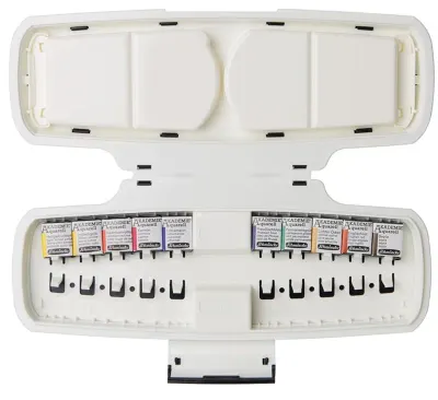 SCHMİNCKE AKADEMİE AQUARELL PLASTİK KUTU SULU BOYA SETİ 10 X YARIM TABLET 75010 75010097