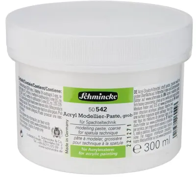 SCHMİNCKE MEDİUM 542 MODELLİNG PASTE COARSE MODEL HAMURU KALIN KIVAM 250 ML 50542048