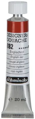 SCHMİNCKE HKS DESİGNERS' GOUACHE GUAJ BOYA 20 ML TÜP 682 ENGLİSH RED 25682007