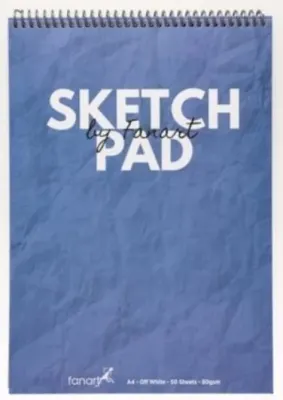 FANART ACADEMY ÇİZİM PAD SKETCH PAD SPİRALLİ A4 80 GR 50 YP MAVİ F-8681.A4