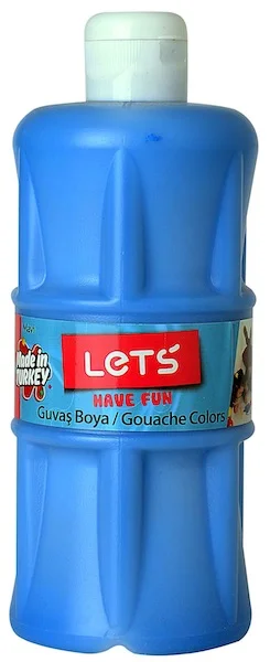 LETS GUAJ BOYA 500 ML MAVİ L5106