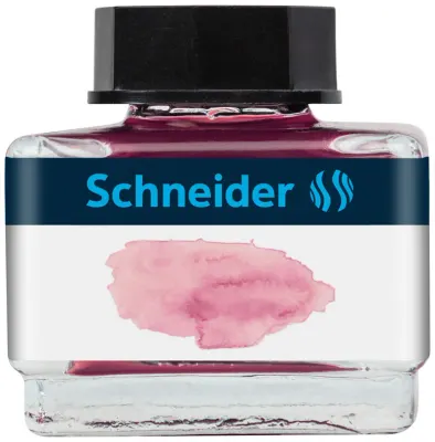 SCHNEIDER DOLMA KALEM  MÜREKKEBİ CAM ŞİSE 15 ML 6939 GÜL SCD307