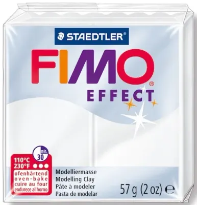 FIMO SOFT MODELLEME KİLİ 57 GR ŞEFFAF BEYAZ 8020-014