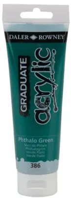 DALER ROWNEY AKRİLİK BOYA GRADUATE SERİSİ 120 ML PHTHALO GREEN 123120386
