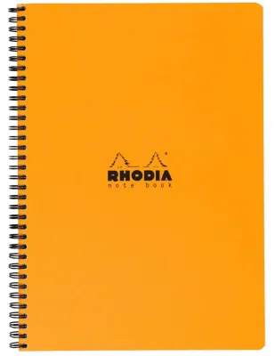 RHODIA DEFTER BASIC SPİRALLİ A4+ 80 GR 80 YP ÇİZGİLİ TURUNCU RD193108