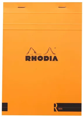 RHODIA BLOKNOT BASIC SOFT TOUCH IVORY KAĞIT A5 90 GR 70 YP ÇİZGİLİ TURUNCU RS162011