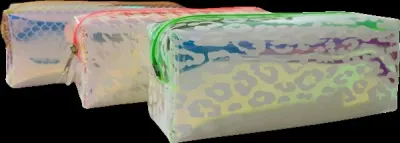 B&amp;D KALEM ÇANTASI ŞEFFAF DESENLİ BÜYÜK BOY BD-KCS004