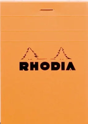 RHODIA BLOKNOT BASIC DİKİŞLİ 8.5x12 80 GR 80 YP KARELİ TURUNCU RB12200
