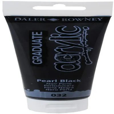 DALER ROWNEY AKRİLİK BOYA GRADUATE SERİSİ 120 ML PEARLESC.BLACK 123120032