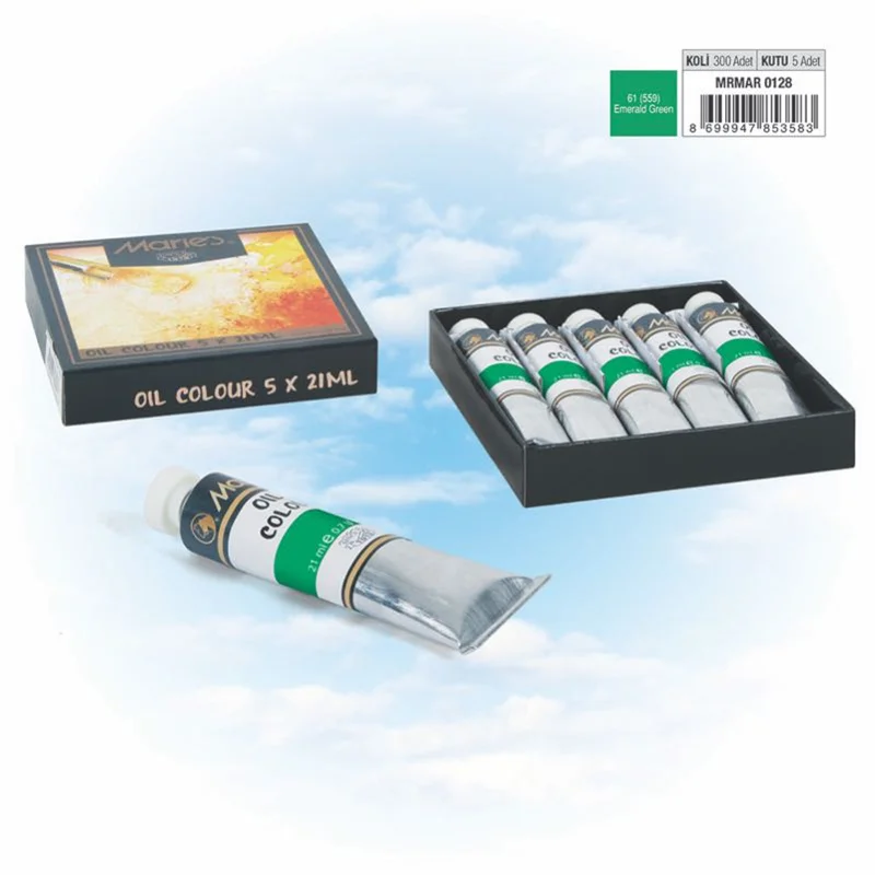 MARIES YAĞLI BOYA 21 ML E75-61*559 EMERALD GREEN