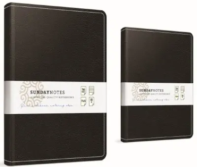 GIPTA DEFTER SUNDAY NOTES 19X26 İPLİK DİKİŞLİ DERİ KAPAKLI 140 YP. KARELİ 4928