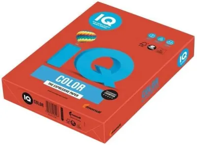 IQ RENKLİ FOTOKOPİ KAĞIDI 500 LÜ A4 80 g/m² KORAL KIRMIZI NE1336-CO44