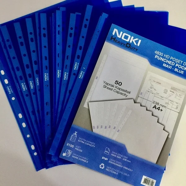 NOKİ POŞET DOSYA HD 100 LÜ RENKLİ 4830HD-130