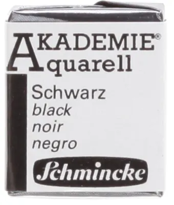 SCHMİNCKE AKADEMİE AQUARELL YARIM TABLET SULU BOYA 782 BLACK 16782044