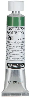 SCHMİNCKE HKS DESİGNERS' GOUACHE GUAJ BOYA 20 ML TÜP 558 CHROMİUM OXİDE GREEN 25558007