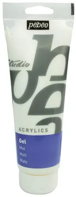 PEBEO YARDIMCI MALZEME AKRİLİK BOYA JEL STUDIO MAT 250 ML 524220